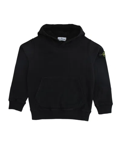 Stone Island 61640 Hoodie In Black