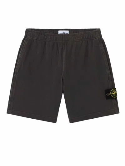 Stone Island 6200014 Old Effect Shorts In Brown