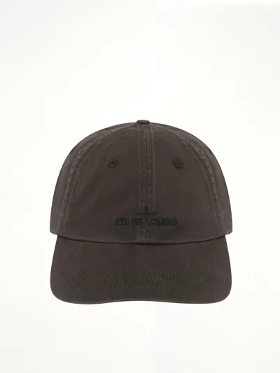 Stone Island 9100002 Baseball Cap In Yellow
