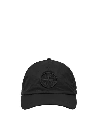 Stone Island 9100002 Cap In Black