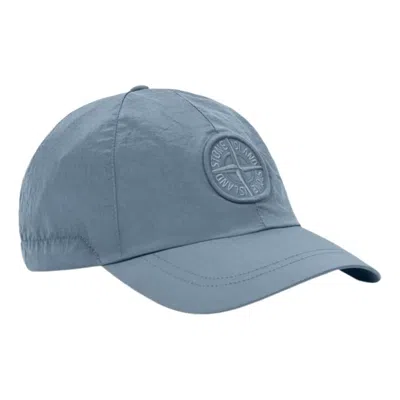 Stone Island 9100011 Nylon Metal Econyl Baseball Cap 'avio Blue'