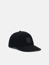 Stone Island Ghost Compass Logo Patch Baseball Cap In Black