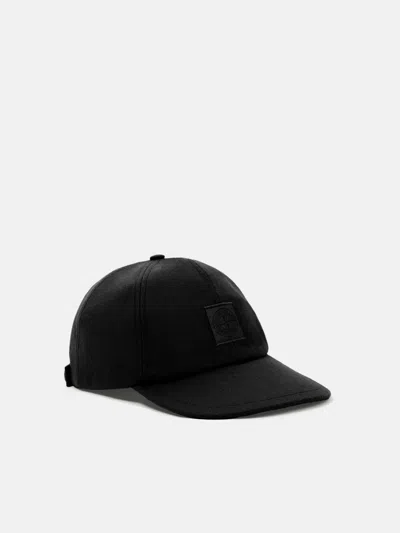 Stone Island 9100017 Wool Nylon Flannel  Ghost In Black