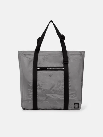 Stone Island 9200013 Coated Nylon Metal In Econyl In Brown