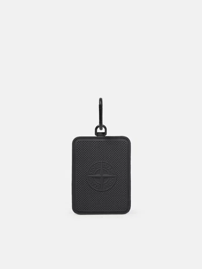 Stone Island 9500002 Rubberised Silicone In Lead Grey