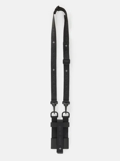 Stone Island 95664 Nylon Polyester Tape In Black