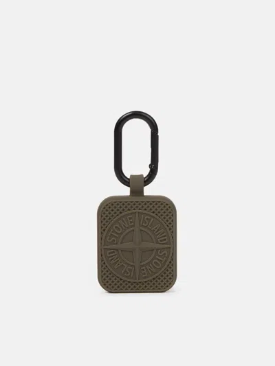 Stone Island 9800004 Rubberised Silicone In Military Green