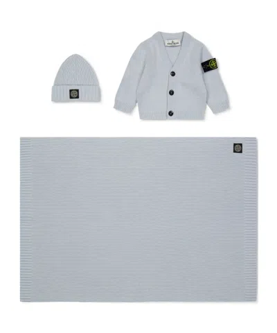 Stone Island Babies' A Versatile Cardigan In Gray