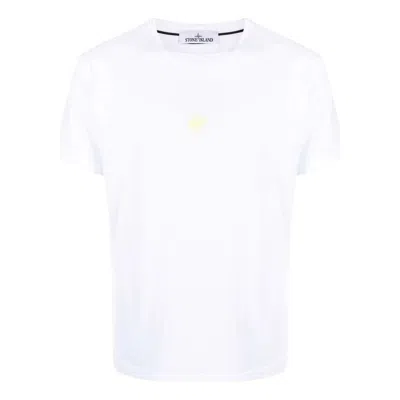 Stone Island Airbrushed Cotton T-shirt 'white'