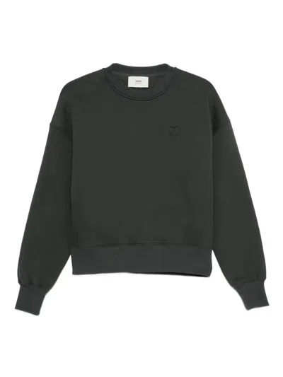 Stone Island Ami Paris Sweater In Gray