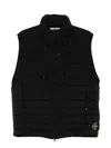 Stone Island Quilted High-neck Vest - Men's - Polyamide/elastane/duck Feathers In Black