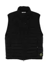 Stone Island Quilted High-neck Vest - Men's - Polyamide/elastane/duck Feathers In Black
