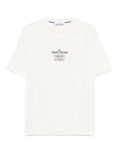 STONE ISLAND STONE ISLAND ARCHIVE LOGO COTTON T-SHIRT