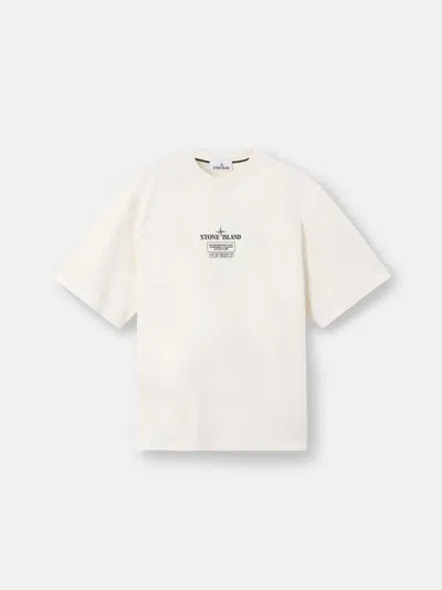 STONE ISLAND STONE ISLAND ARCHIVE LOGO COTTON T-SHIRT