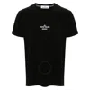 Stone Island Regular Fit Graphic T-shirt With Archivio Print In Black