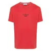 Stone Island Archivio Print Slim-fit Cotton T-shirt In Red
