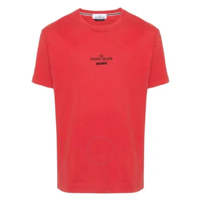 STONE ISLAND STONE ISLAND ARCHIVIO PRINT SLIM-FIT COTTON T-SHIRT
