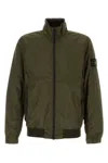Stone Island Khaki Crinkle Reps R-ny Jacket In Olive
