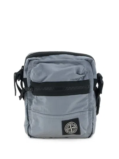 Stone Island Ash Grey Polyamide Cross Body Bag