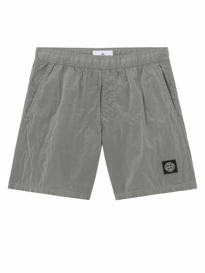 Stone Island B100003 Shorts In Gray