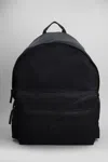 Stone Island Backpack With Pockets And Zipper Padding In Black