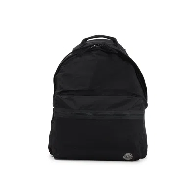 STONE ISLAND BACKPACKS & TRAVELS BLACK