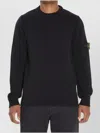 Stone Island Light Rws Pure Wool Regular-fit. Maglione Girocollo In Pura Lana Leggera Rws. Finezza 14. Sweater In Black