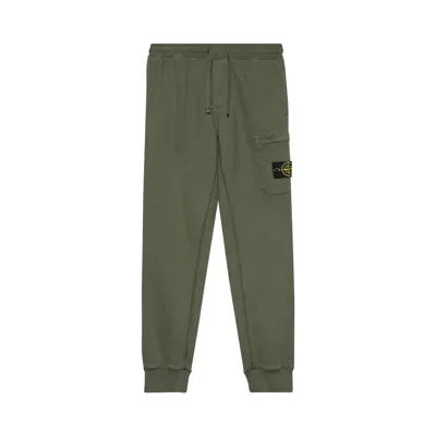 Pre-owned Stone Island Badge Logo Cargo Sweatpants 'sage' | Green | Men's Size Xxxl