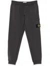 Stone Island Badge Sweatpant In Grey