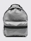 Stone Island Backpack Adjustable Straps Front Zip Pocket Handle In Gray