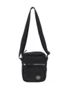 Stone Island Logo Patch Shoulder Strap Crossbody Bags Black