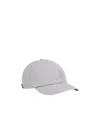 Stone Island Baseball Cap With Compass Patch In Gray