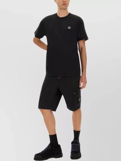 Stone Island Basic Crew Neck T-shirt In Black