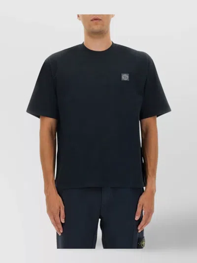 Stone Island Basic Crew Neck T-shirt In Blue