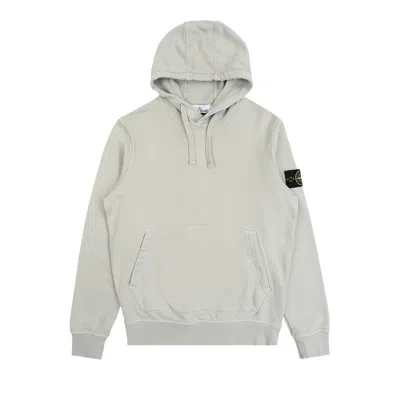 Pre-owned Stone Island Basic Hoodie Sweater 'pearl Grey' | Men's Size S In Gray