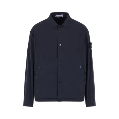 Pre-owned Stone Island Basic Jacket 'navy Blue' | Men's Size L