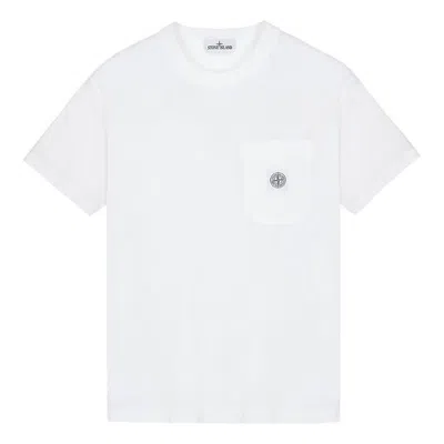 Stone Island Basic Patch Pocket T-shirt 'white'
