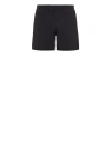 Stone Island Beach Shorts Black Polyamide In Black