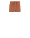 Stone Island Beach Shorts Brown Polyamide In Brown