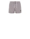 Stone Island Beach Shorts Grey Polyamide In Gray