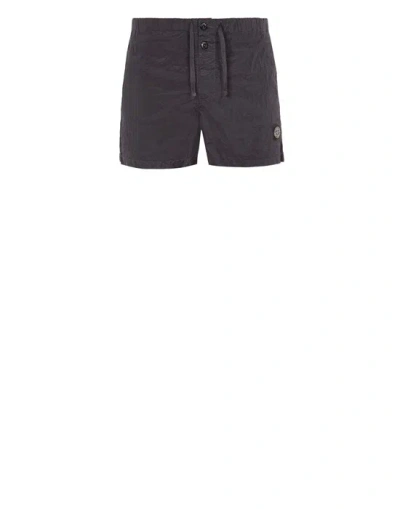 Stone Island Beach Shorts Grey Polyamide