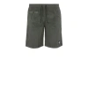 Stone Island Compass-patch Swim Shorts In Vert