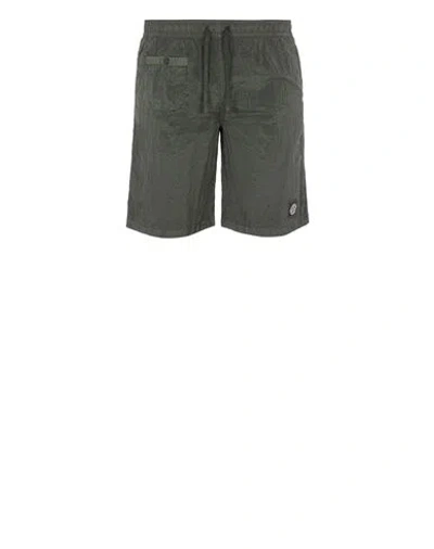 STONE ISLAND STONE ISLAND BEACH SHORTS GREEN POLYAMIDE