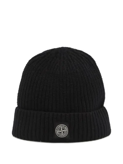 Stone Island Beanie Accessories In Black