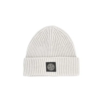Pre-owned Stone Island Beanie 'sand Melange' | Tan | Men's Size Onesize