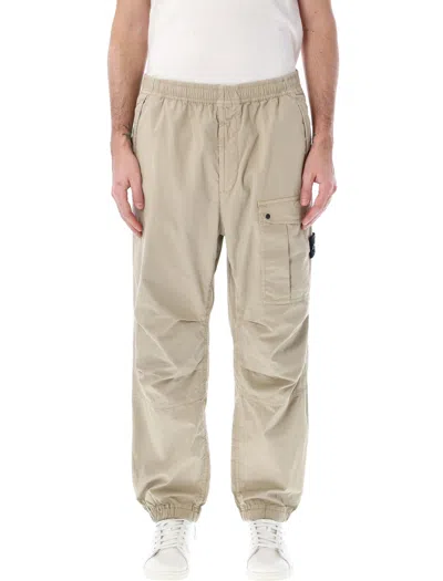 Stone Island Beige Cargo Pants For Men From Ss24 Collection