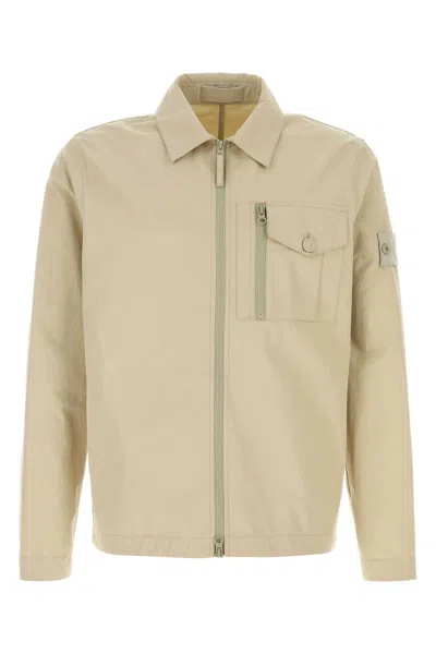 Stone Island Beige Cotton Jacket