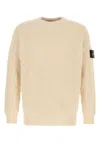 Stone Island Light Yellow Crewneck Pullover