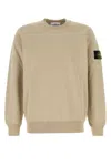 Stone Island Crewneck Sweatshirt In Neutral