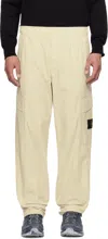 Stone Island Beige Mil-spec Stretch Ripstop Cargo Pants In V0095 Sand